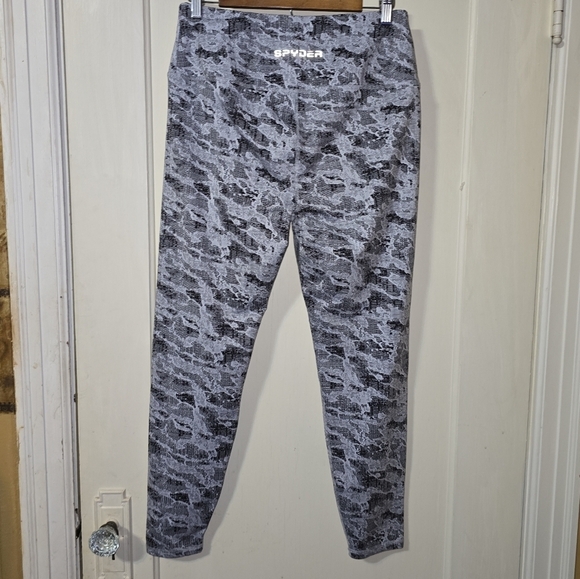 Spyder Active Women's Hise Rise Camo High Rise Leggings Size Large - Picture 4 of 7